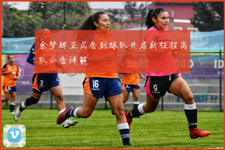 余梦辉正式告别球队开启新征程离队公告详解